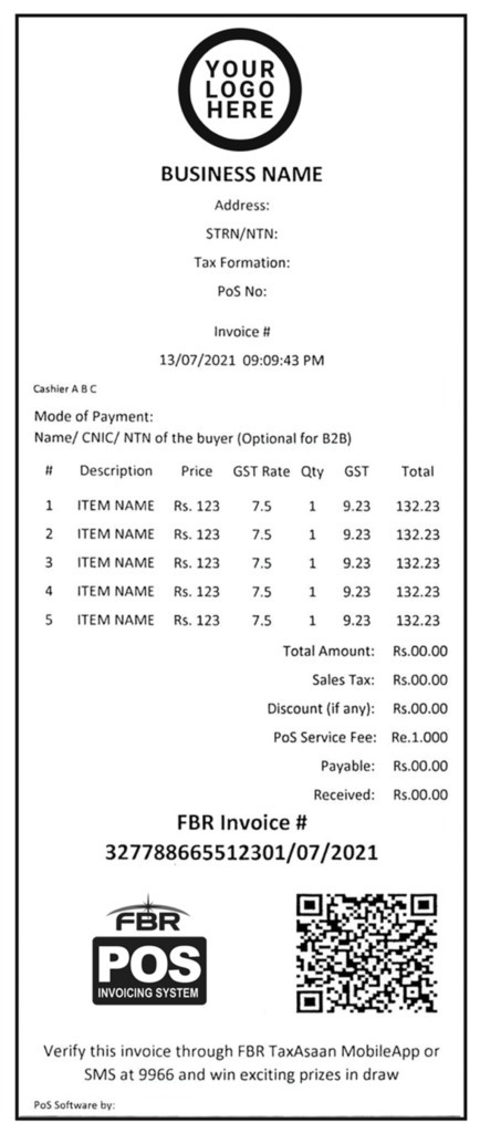 FBR POS Slip