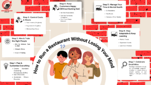 Run a Restaurant Without Losing Your Mind
